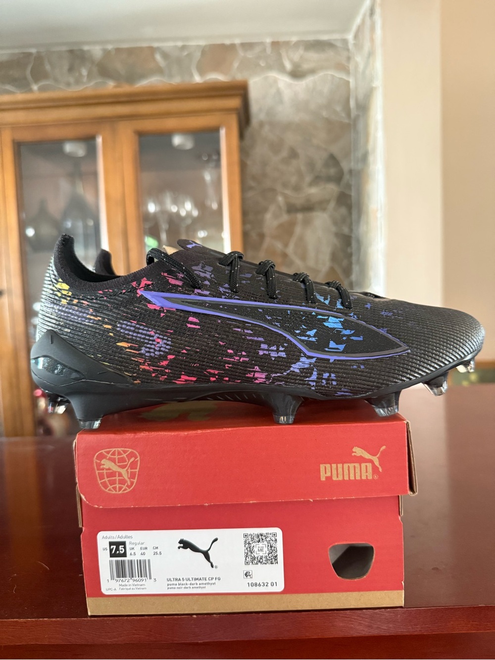 New Mens 7.5 Puma Ultra 5 Ultimate Christian Pulisic Fg Soccer Cleats Limited